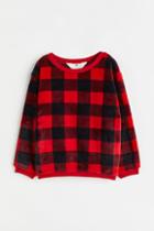 H & M - Fleece Sweatshirt - Red