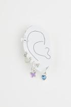 H & M - 6-pack Earrings And Studs - Silver