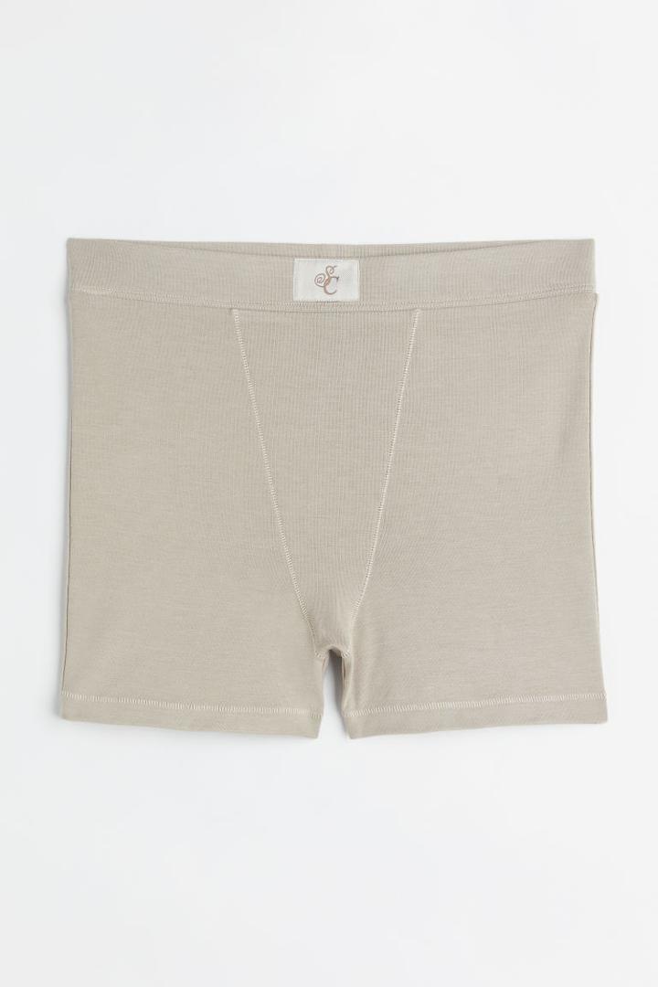 H & M - Biker Shorts - Beige