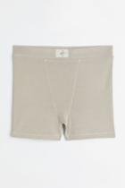 H & M - Biker Shorts - Beige