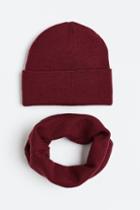 H & M - 2-piece Knit Wool Set - Red