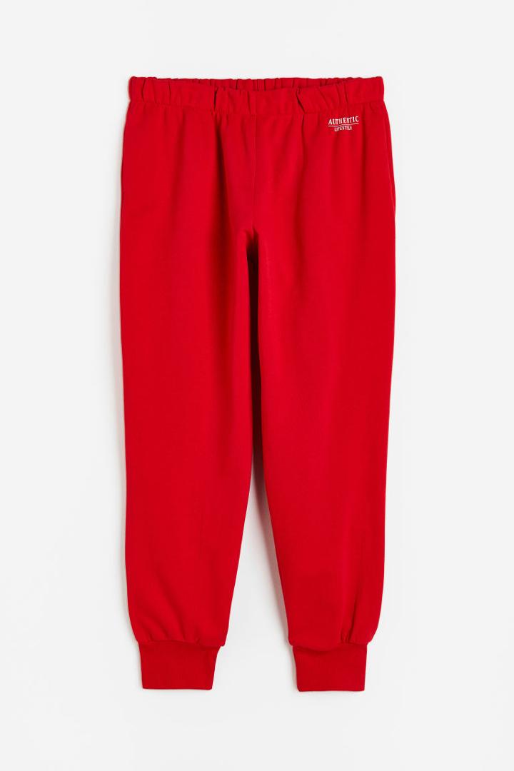 H & M - H & M+ Joggers - Red