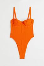 H & M - Underwire Swimsuit - Orange