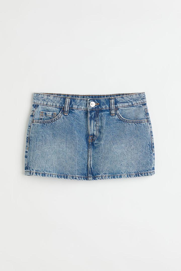 H & M - Mini Skirt - Blue