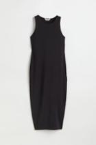 H & M - Mama Fitted Jersey Dress - Black