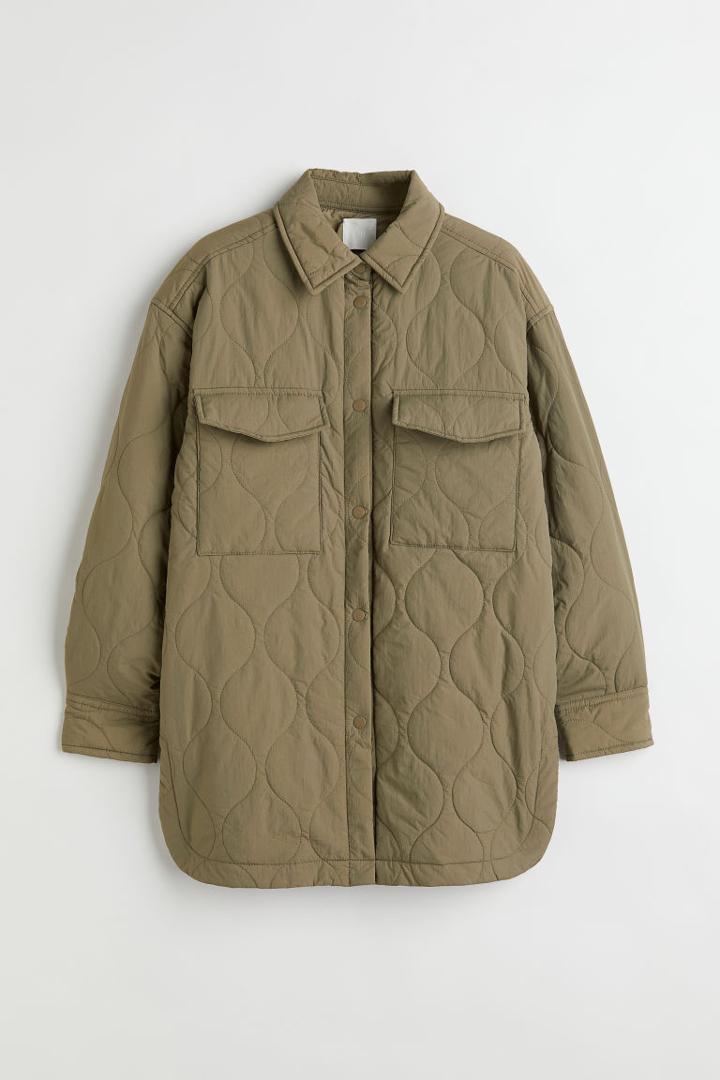 H & M - Shirt Jacket - Green