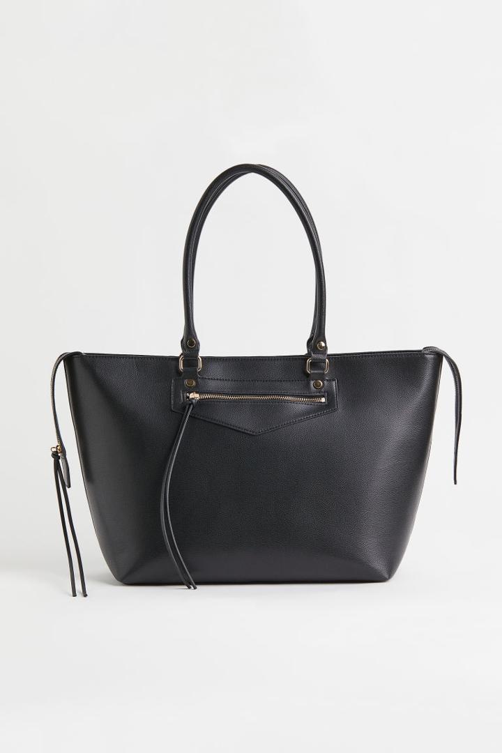 H & M - Shopper With Pouch - Black