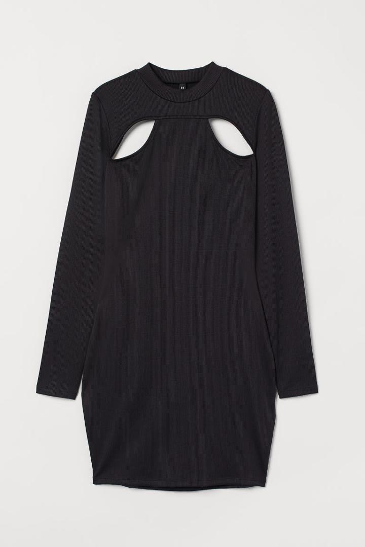 H & M - Jersey Bodycon Dress - Black