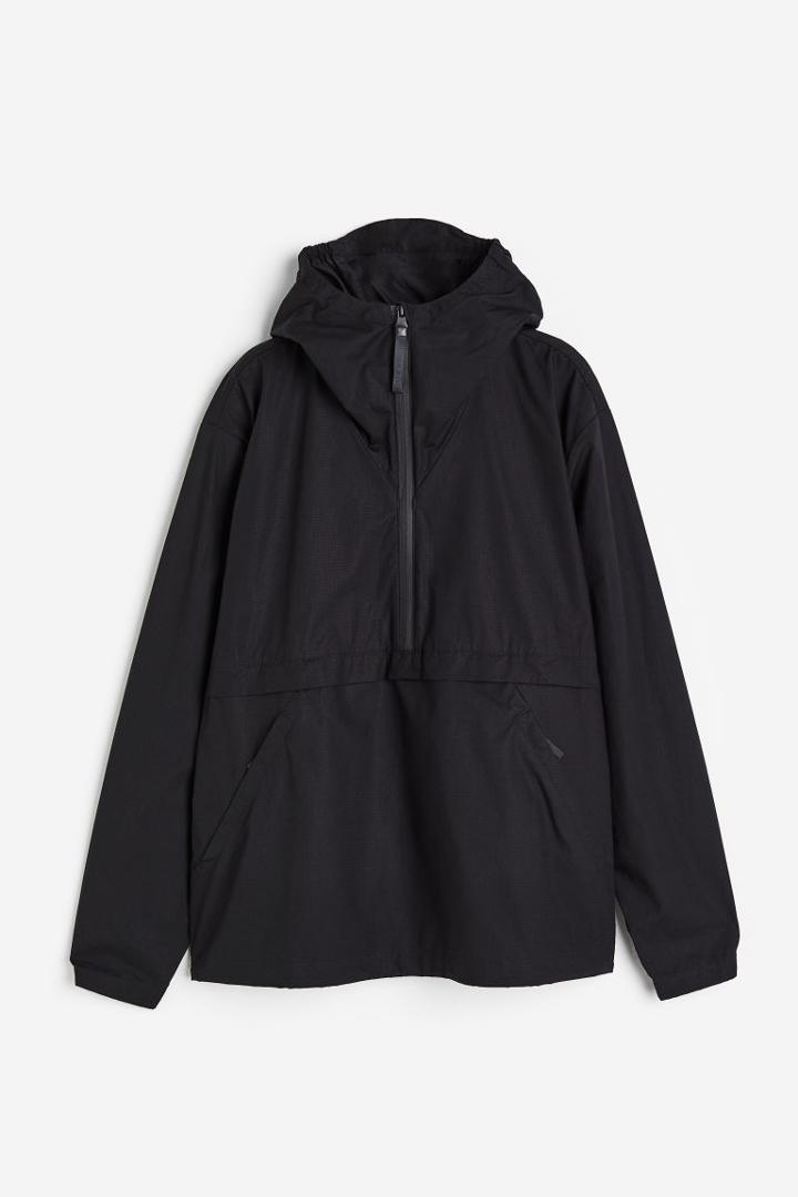 H & M - Water-repellent Anorak - Black