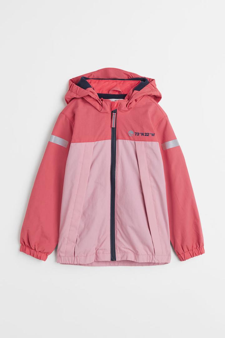 H & M - Water-repellent Shell Jacket - Red
