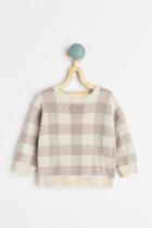 H & M - Jacquard-knit Cotton Sweater - Brown