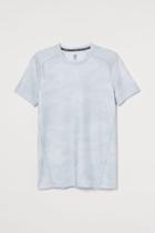 H & M - Slim Fit Sports Shirt - Gray
