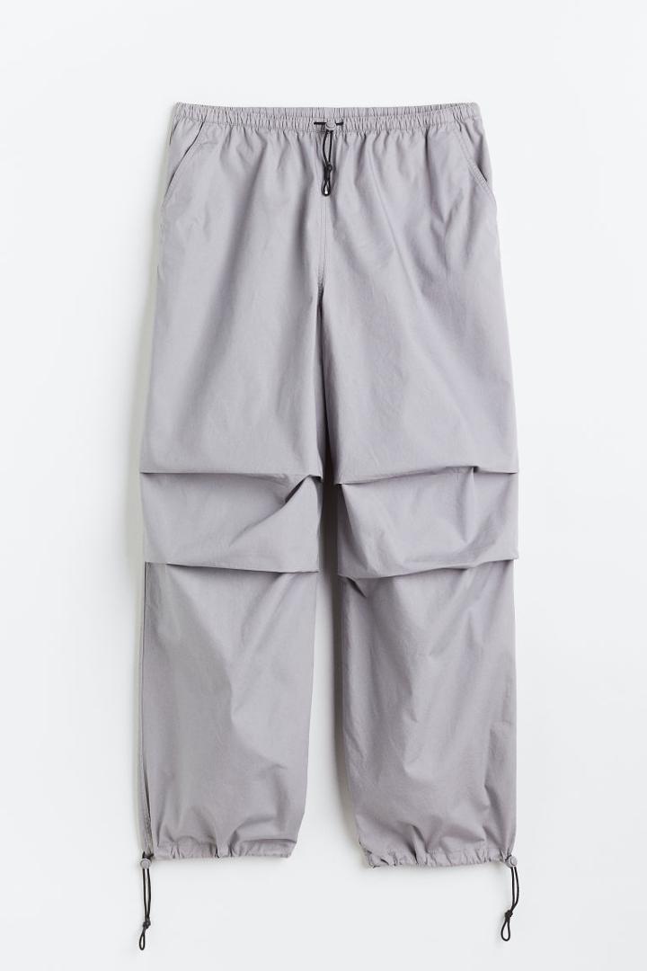 H & M - Parachute Pants - Gray