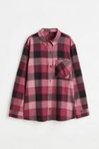 H & M - Plaid Shirt - Pink