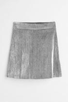 H & M - Glittery Skirt - Gray
