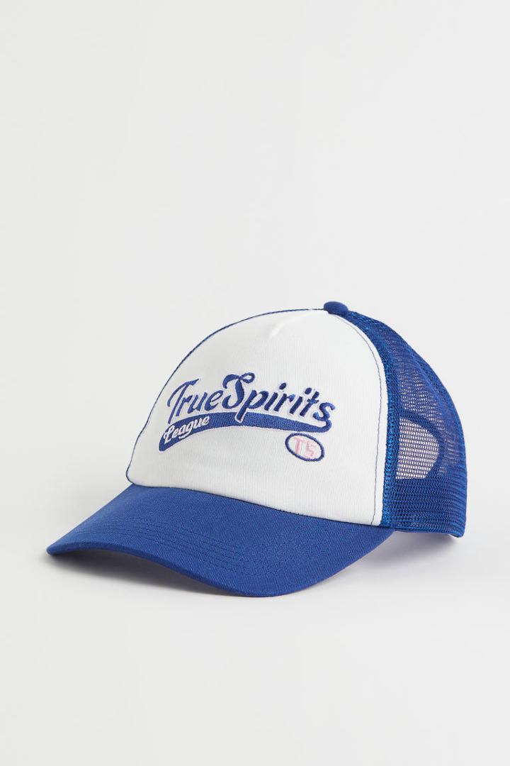 H & M - Mesh-back Cap - Blue