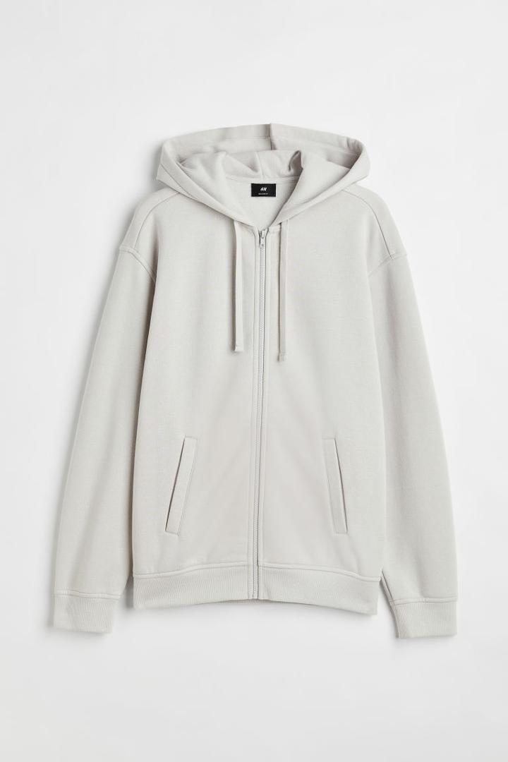 H & M - Relaxed Fit Hooded Jacket - Brown