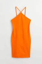 H & M - Cotton Dress - Orange