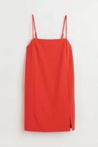 H & M - Jersey A-line Dress - Red