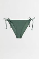 H & M - Tie Bikini Bottoms - Green