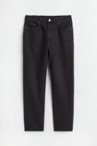 H & M - H & M+ Mom Loose-fit Ultra High Jeans - Black