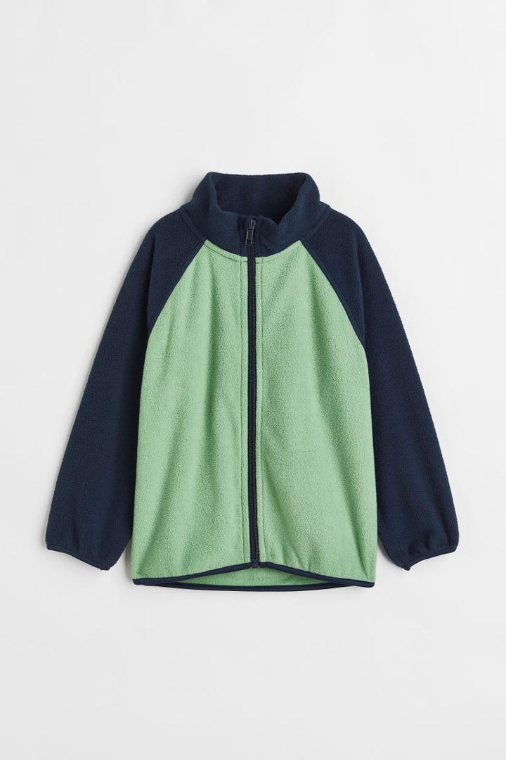 H & M - Fleece Jacket - Green