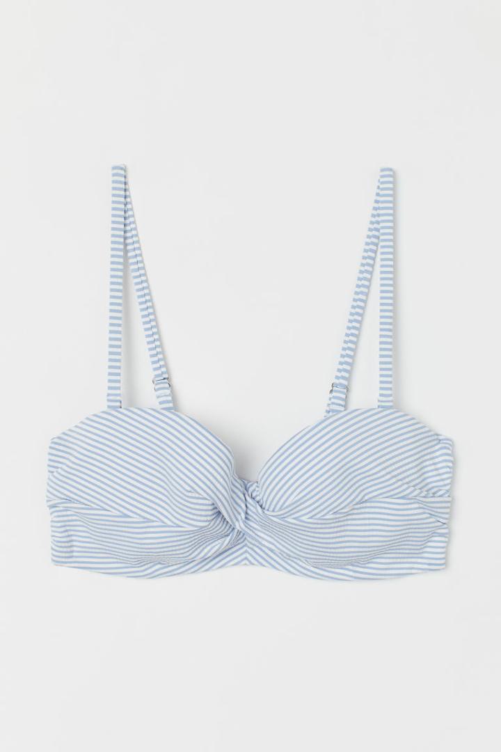 H & M - Balconette Bikini Top - Blue