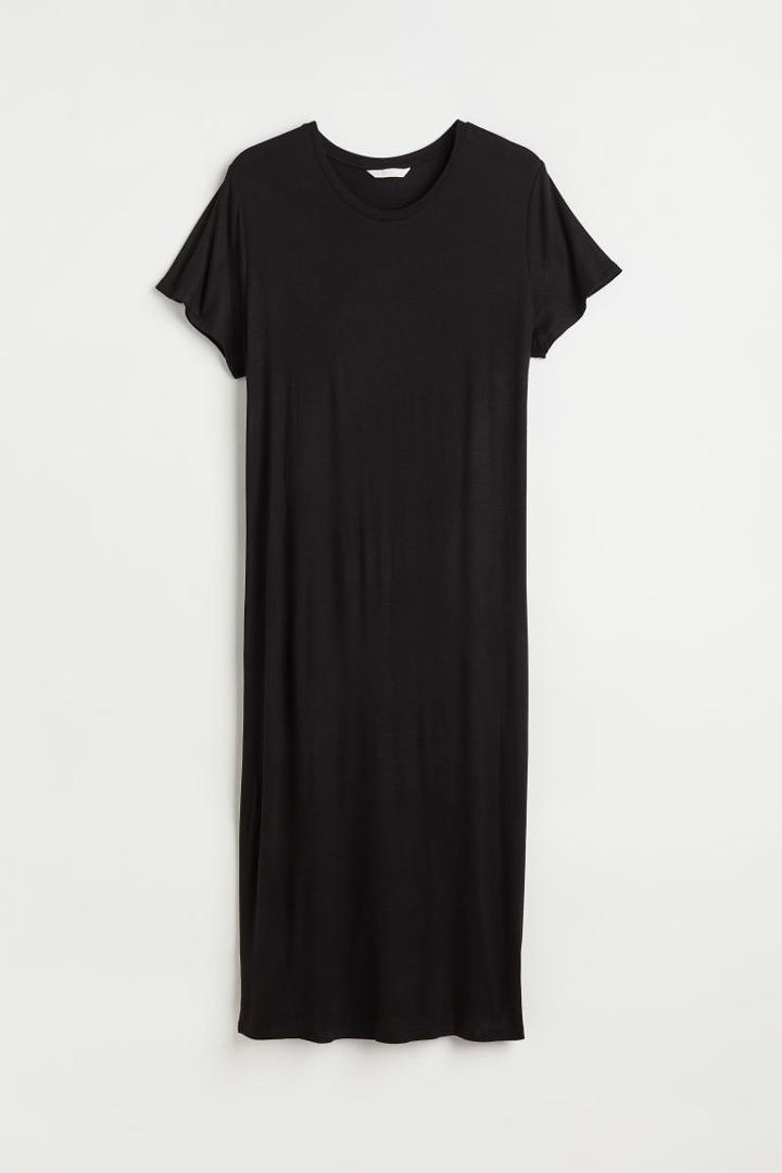 H & M - H & M+ T-shirt Dress - Black