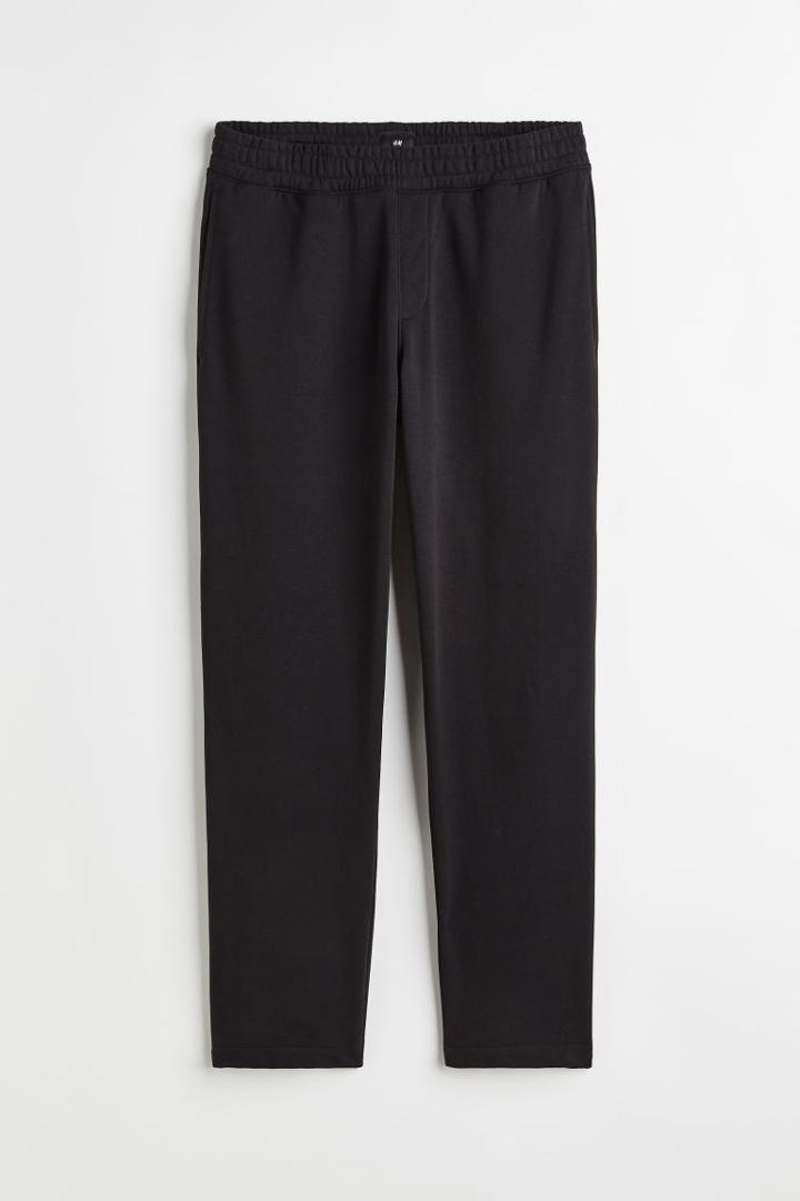 H & M - Relaxed Fit Sweatpants - Black