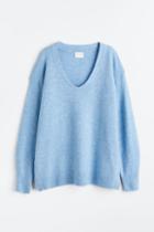 H & M - Oversized Sweater - Blue