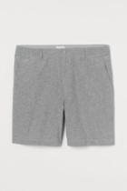 H & M - Oxford Cotton Shorts - Blue