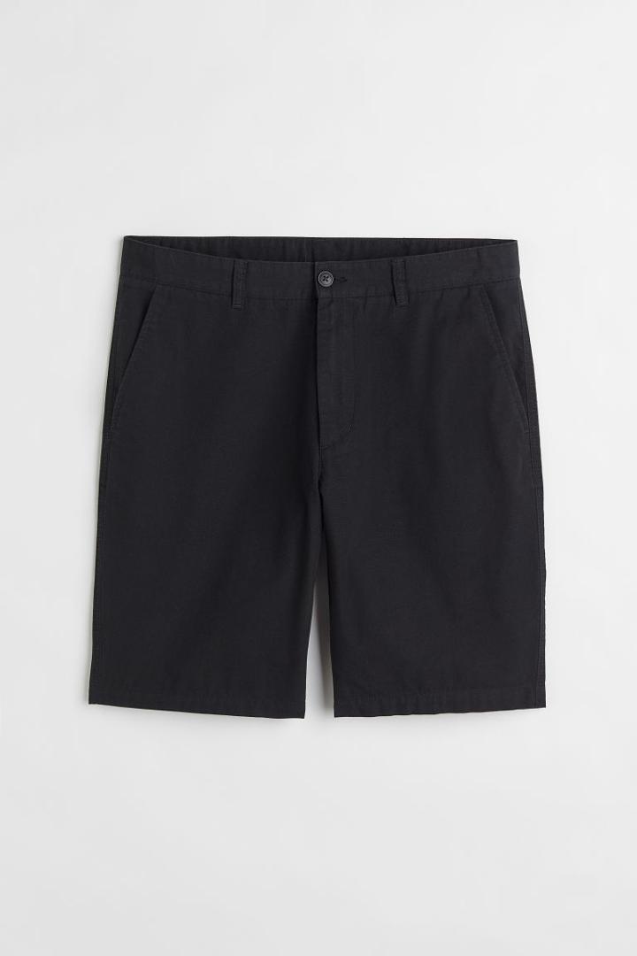 H & M - Cotton Shorts - Black
