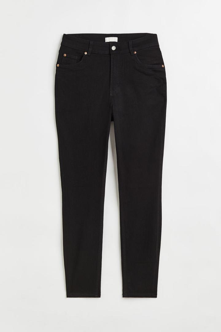 H & M - H & M+ Skinny High Jeans - Black