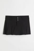 H & M - Pleated Skirt - Black