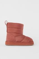 H & M - Padded Boots - Orange