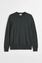 H & M - Merino Wool Sweater - Green