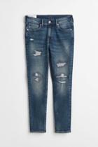 H & M - Skinny Crop Jeans - Blue