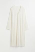 H & M - Sequined Dress - White