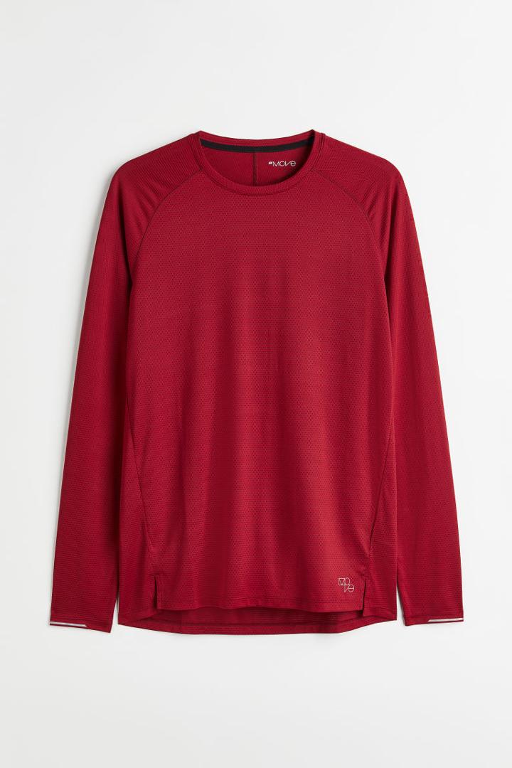 H & M - Running Shirt In Drymove&trade; - Red