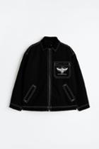 H & M - Cotton Canvas Jacket - Black