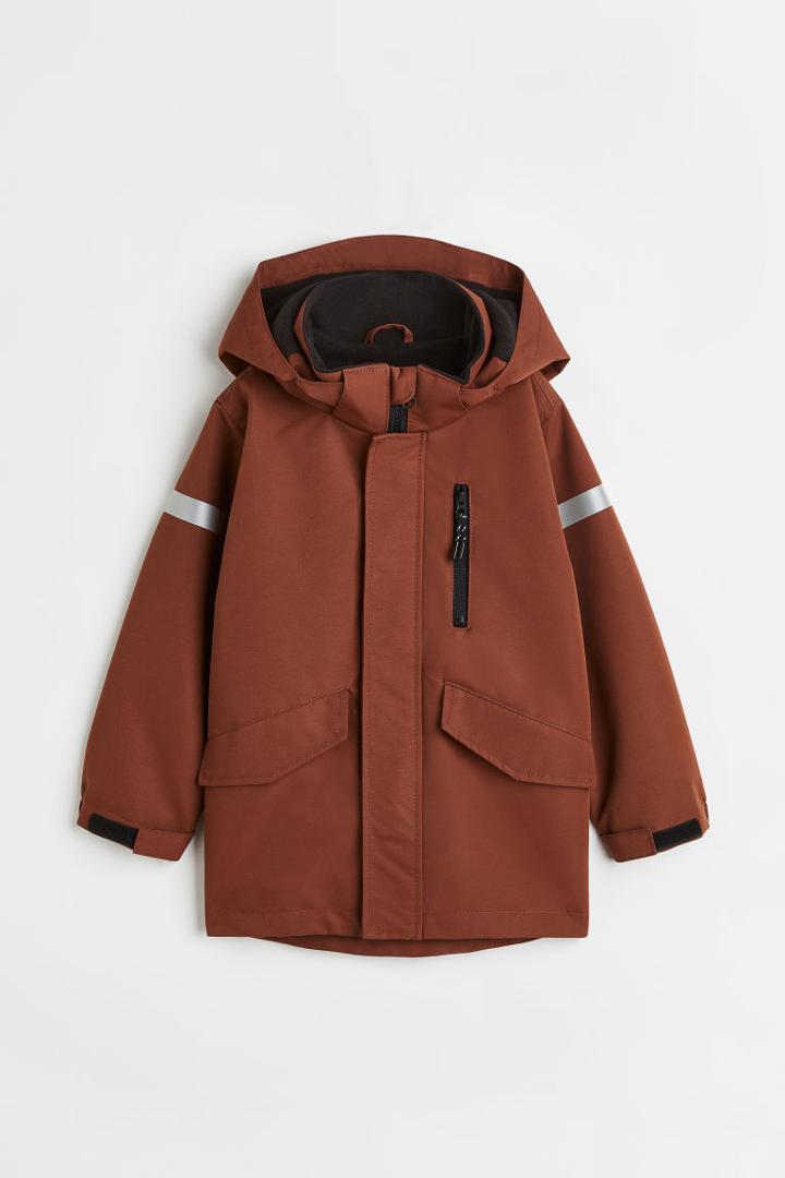 H & M - Water-repellent Parka - Beige