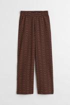 H & M - Wide-leg Pants - Beige