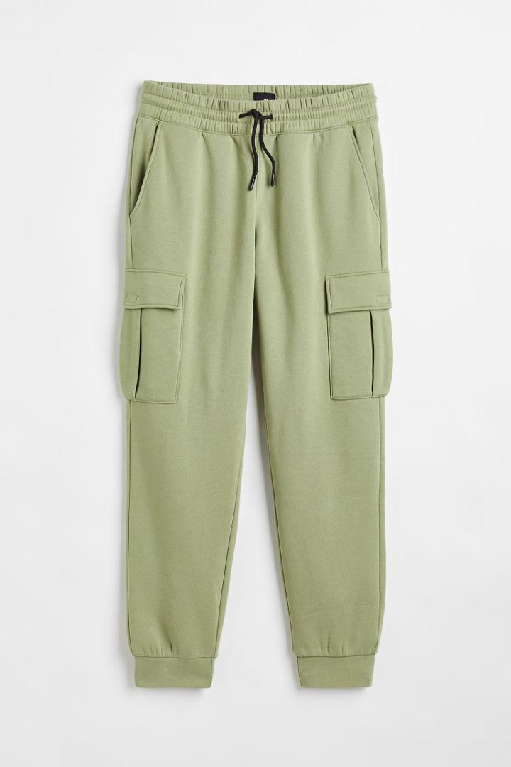 H & M - Cargo Sweatpants - Green