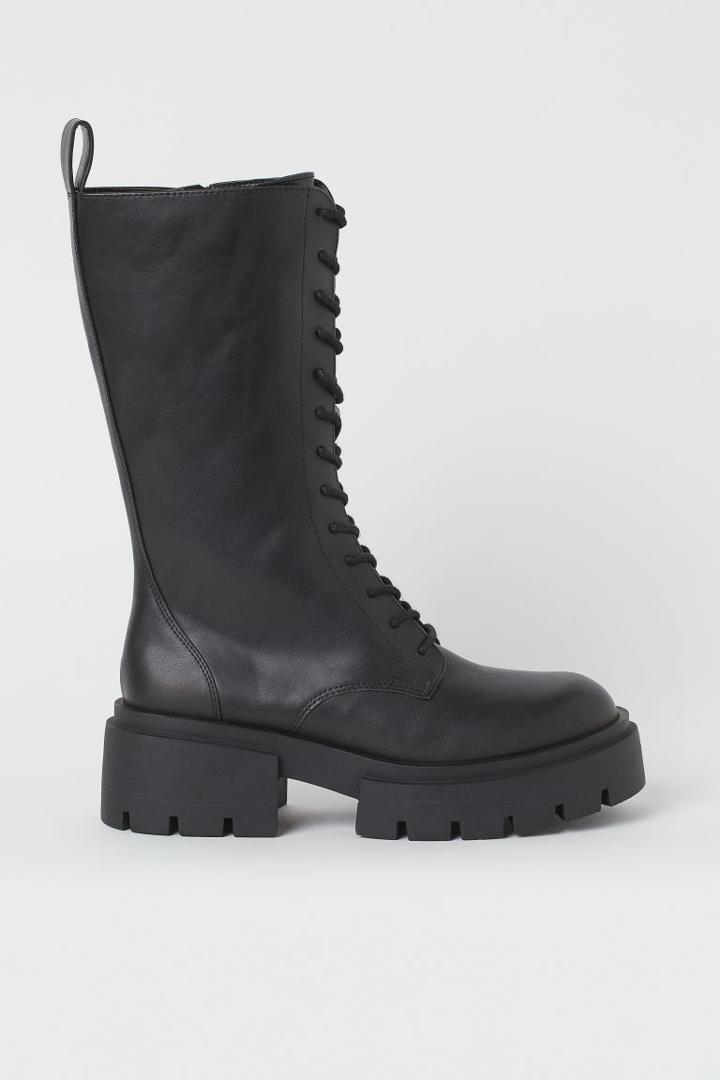 H & M - High-profile Boots - Black