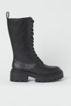 H & M - High-profile Boots - Black