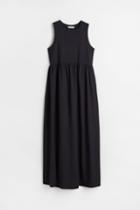 H & M - Mama Calf-length Jersey Dress - Black
