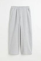 H & M - H & M+ Wide-leg Sweatpants - Gray