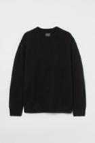 H & M - Relaxed Fit Sweater - Black