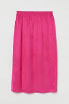 H & M - Lyocell Wrapover Skirt - Pink