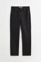 H & M - Slim High Ankle Jeans - Black